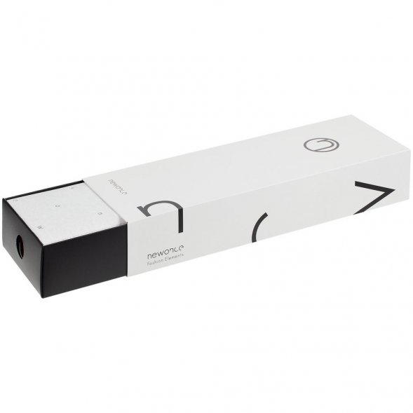 Шарф Charming, черный с бежевым 