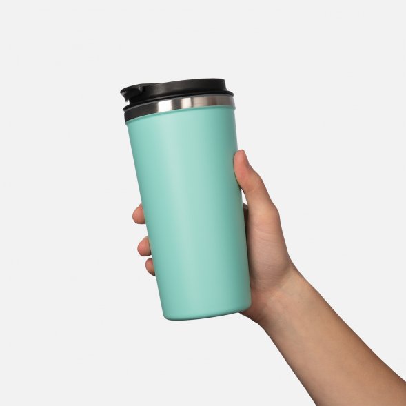 Термокружка вакуумная Palermo, аква 