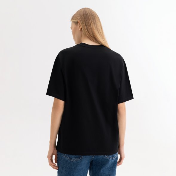 Футболка унисекс RUST, 100% хлопок, 240 гр., черная, размер XS 