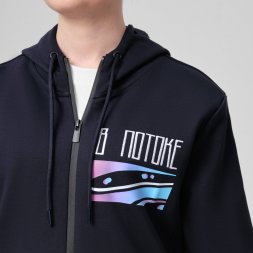 Толстовка на молнии с капюшоном MATEO темно-синяя, размер L В потоке