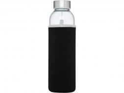 Спортивная бутылка Bodhi из стекла объемом 500 мл, черный
