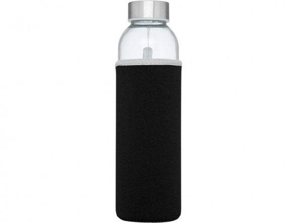 Спортивная бутылка Bodhi из стекла объемом 500 мл, черный 