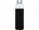 Спортивная бутылка Bodhi из стекла объемом 500 мл, черный 