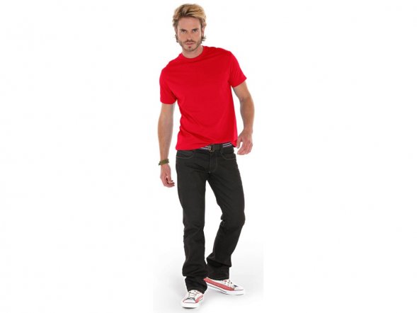 Футболка Heavy Super Club с боковыми швами, мужская, красный 