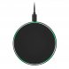 Беспроводное зарядное устройство с подсветкой 15W Auris, черное 