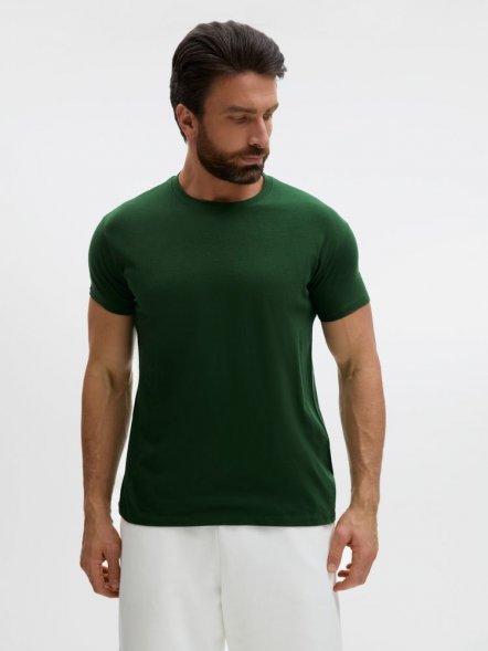 Футболка унисекс Regent 150, темно-зеленая 