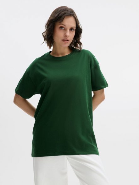 Футболка унисекс Regent 150, темно-зеленая 