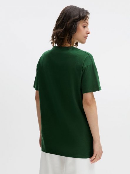 Футболка унисекс Regent 150, темно-зеленая 