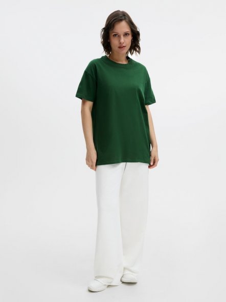 Футболка унисекс Regent 150, темно-зеленая 