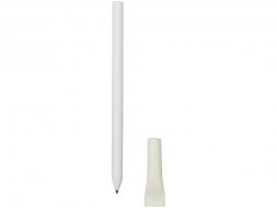 Ручка картонная с колпачком Recycled, белый