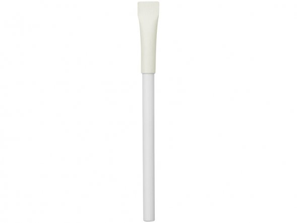 Ручка картонная с колпачком Recycled, белый 