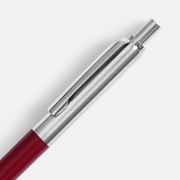 Ручка шариковая Popular, бордовая 