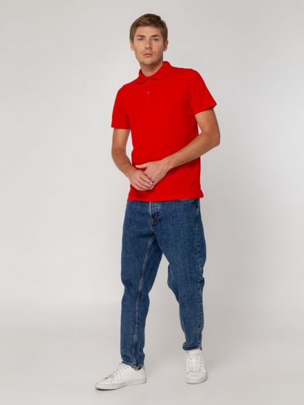 Рубашка поло мужская Virma Light, красная 