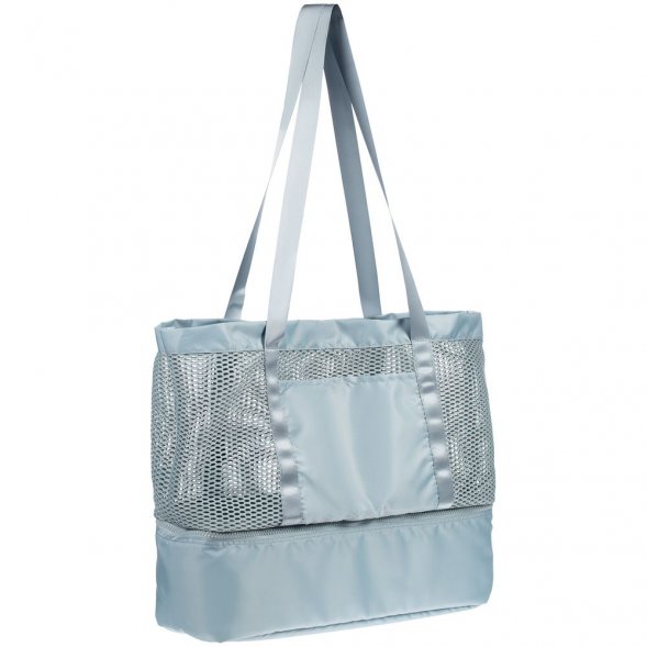 Шопер с термоотделением Verkko, серо-голубой 