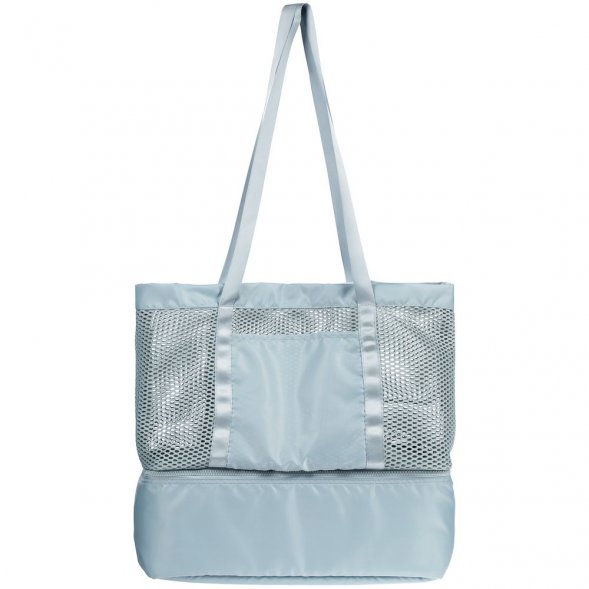 Шопер с термоотделением Verkko, серо-голубой 