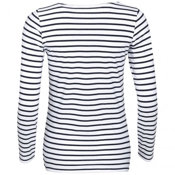 Футболка женская Marine Women, белая с темно-синим 