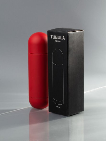 Термос Tubula Soft Touch, красный 
