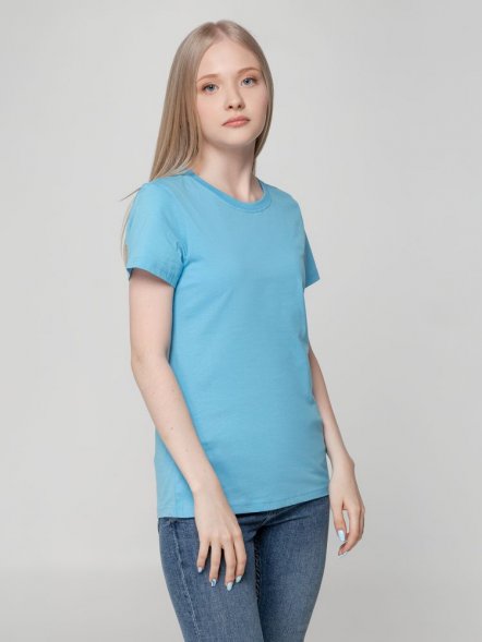 Футболка женская T-bolka Lady, голубая 
