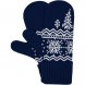 Варежки Elnik, синие с молочно-белым 
