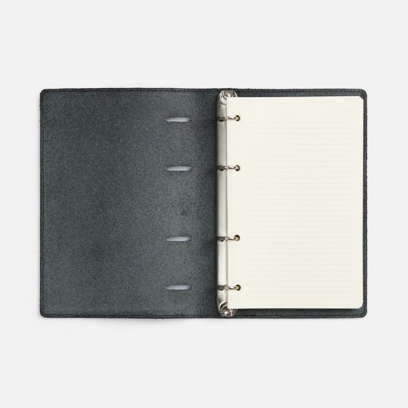 Ежедневник inStream, недатированный, черный 