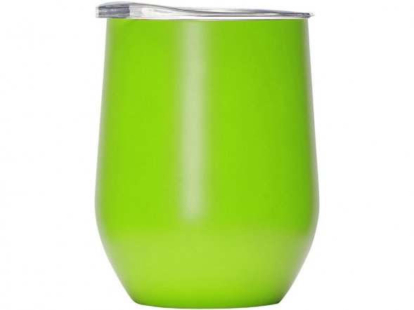 Вакуумная термокружка Sense, непротекаемая крышка, крафтовая упаковка, зеленое яблоко 