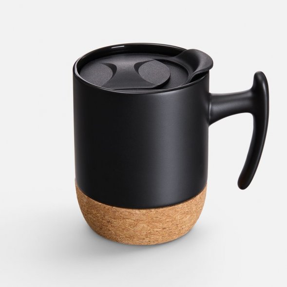 Кружка Corky Grip, черная 