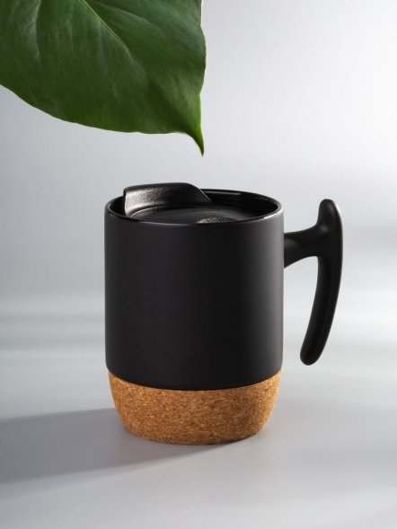 Кружка Corky Grip, черная 