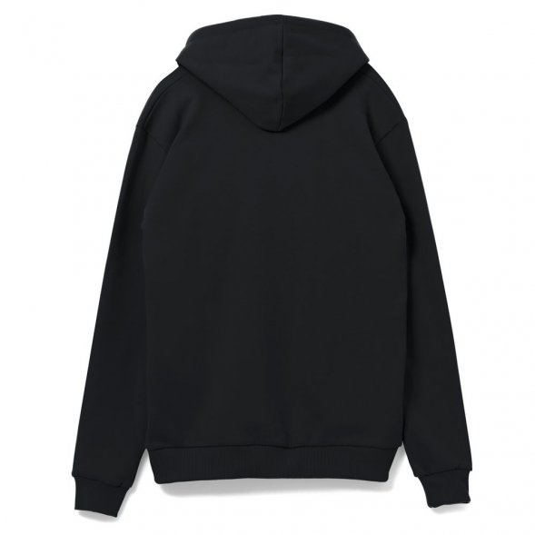 Толстовка на молнии с капюшоном Unit Siverga Heavy, черная 