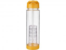Бутылка Tuttu Frutti с отделением для фруктов, желтый