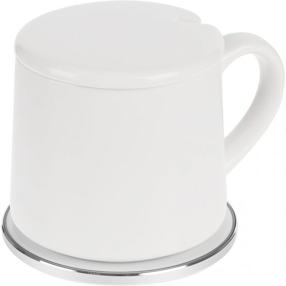 Кружка с подогревом и беспроводной зарядкой Dual Base ver. 2.0 Matt, белая 