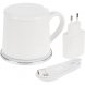 Кружка с подогревом и беспроводной зарядкой Dual Base ver. 2.0 Matt, белая 