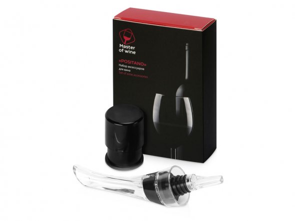 Набор для вина Positano с аэратором и вакуумной пробкой 