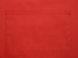 Хлопковый фартук 180gsm, красный