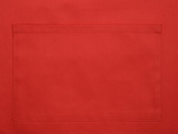 Хлопковый фартук 180gsm, красный 