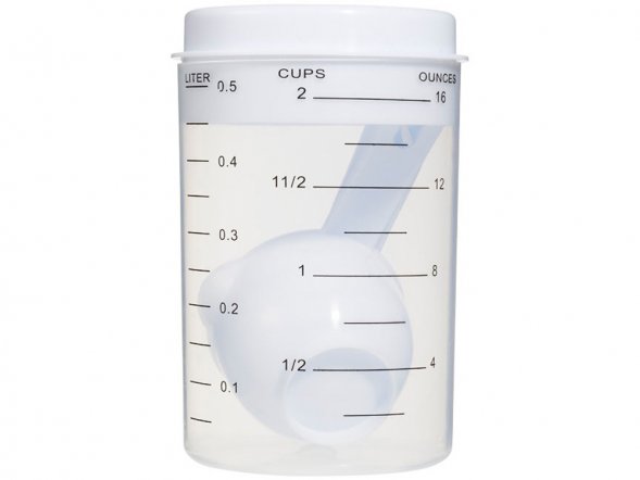 Измерительный набор из 7 предметов, белый 