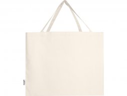 Odessa большая эко-сумка из переработанного хлопка, сертифицированного согласно GRS, плотностью 220 г/м² - Натуральный