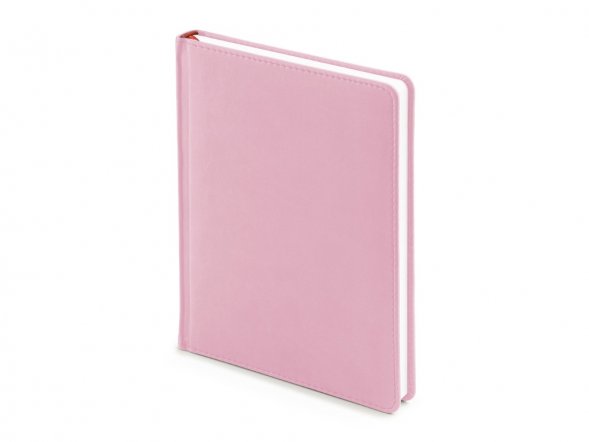 Ежедневник недатированный А6+ Velvet, зефирный розовый 