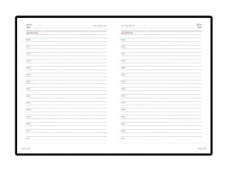 Ежедневник недатированный А6+ Velvet, зефирный розовый