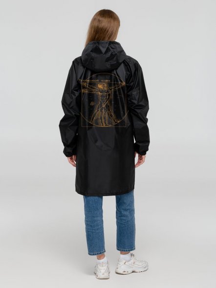 Дождевик «Ветровеанский человек», черный 