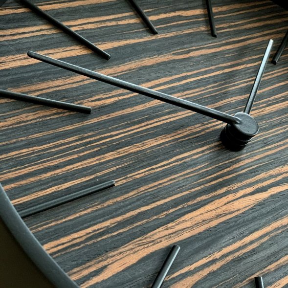 Часы настенные Bart, шпон 