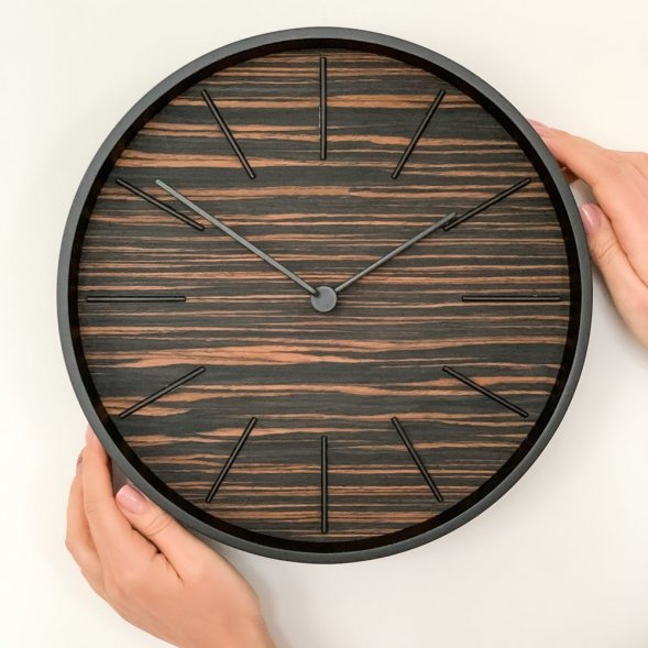 Часы настенные Bart, шпон 