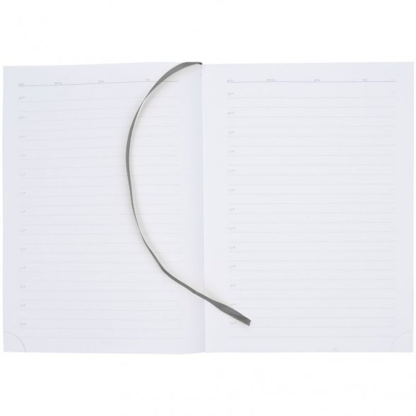 Ежедневник Latte Maxi, недатированный, темно-серый 