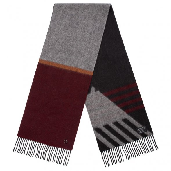 Шарф Charming, коричневый с оранжевым 