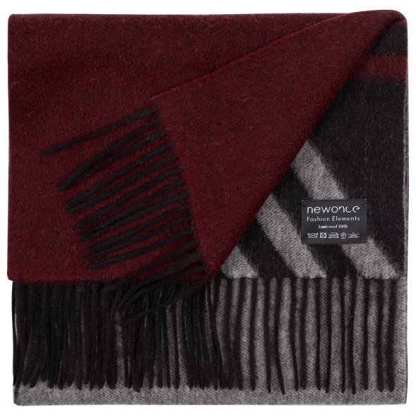 Шарф Charming, коричневый с оранжевым 