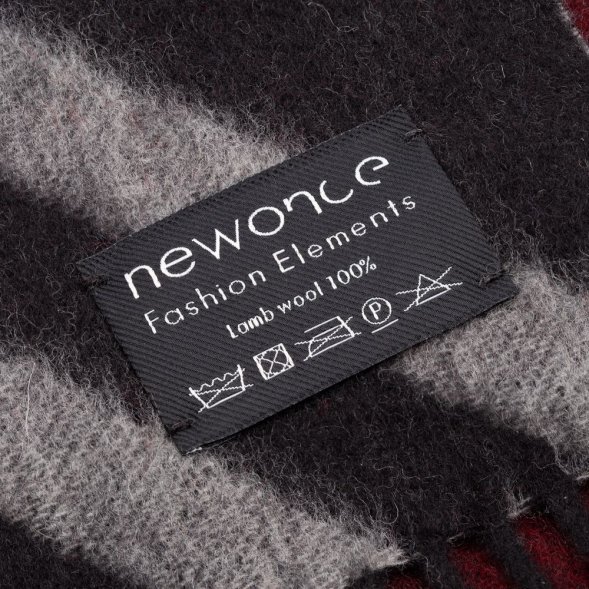 Шарф Charming, коричневый с оранжевым 