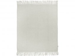 Мохеровый плед из вторичного ПЭТ Ivy, светло-серый