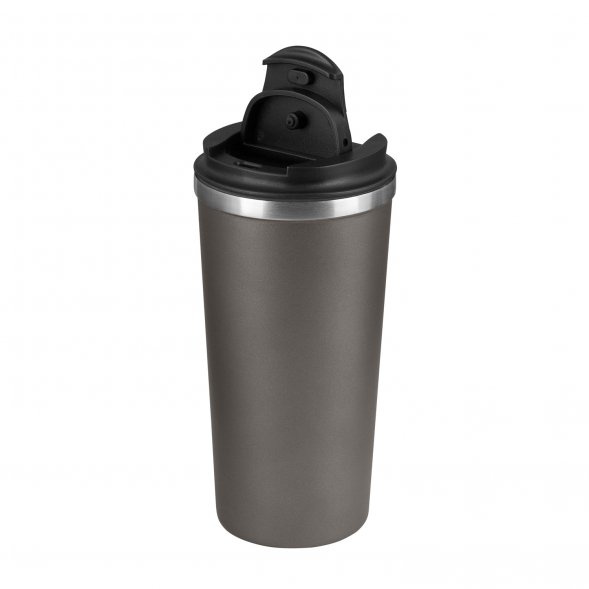 Термокружка вакуумная Palermo, серая 