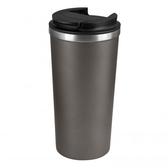 Термокружка вакуумная Palermo, серая 