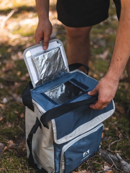 Термосумка с люком «Арктика», M, синяя 