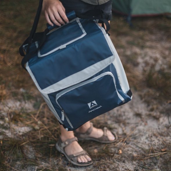 Термосумка с люком «Арктика», M, синяя 